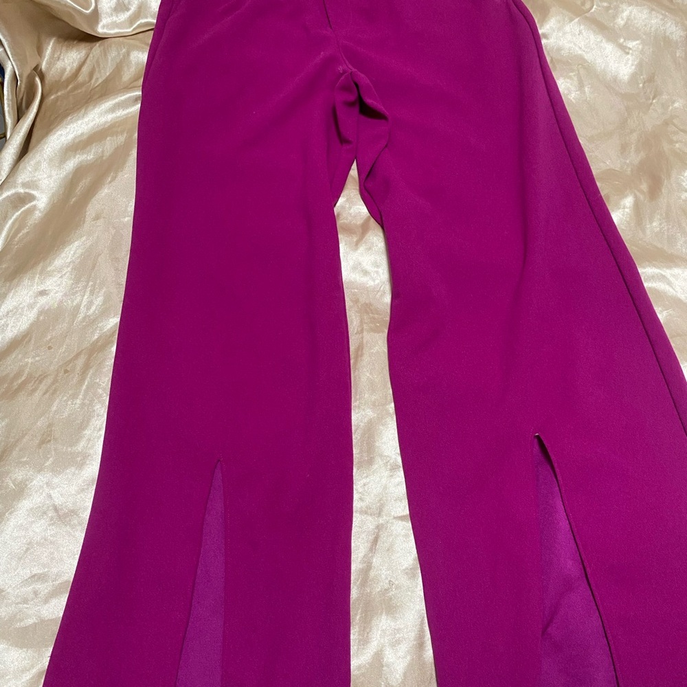 Elegant Purple Women's Pants